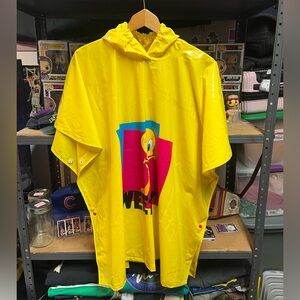 Vintage Tweety Bird Looney Tunes 1998 Rain Poncho